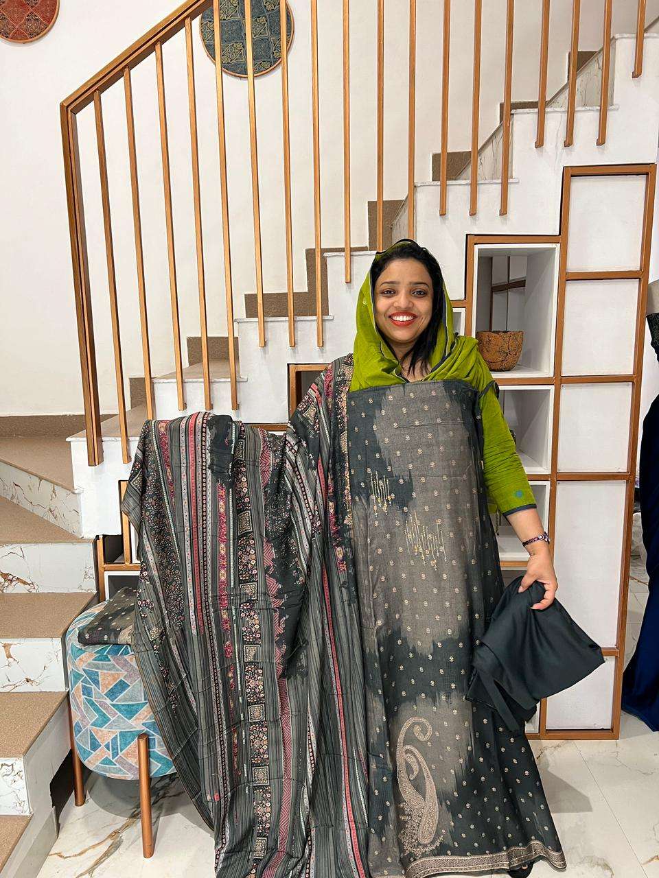 unstitched churidar - Image 4