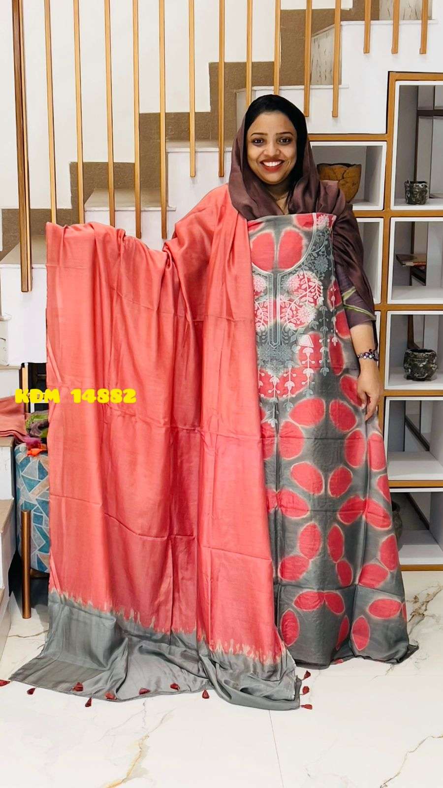 Unstitched churidar Material - Image 2