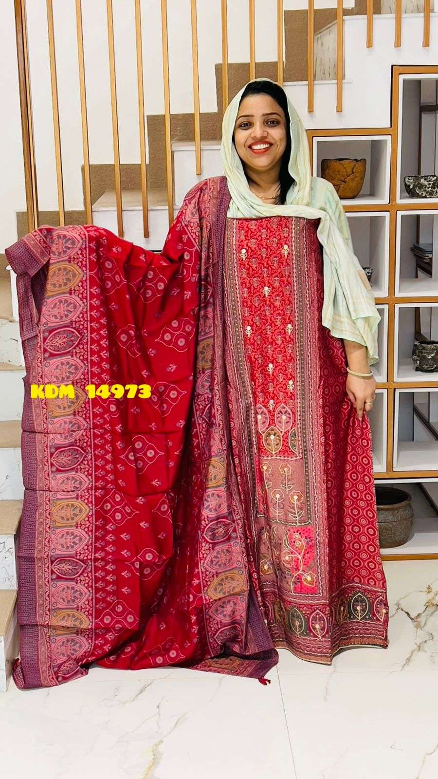Unstitched Churidar - Image 3