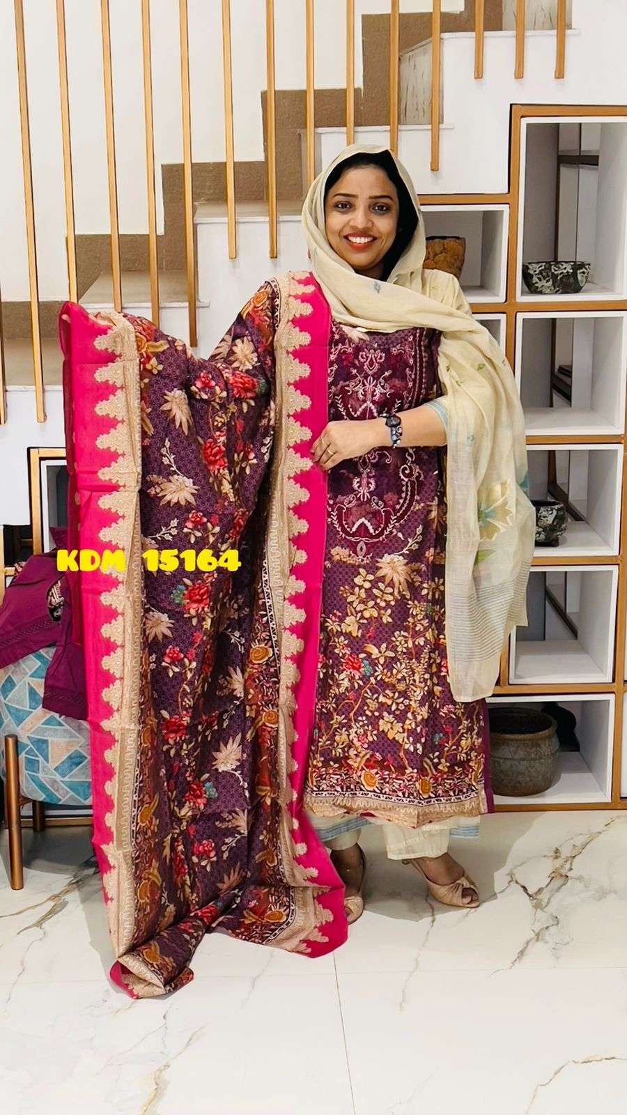 Unstitched Churidar