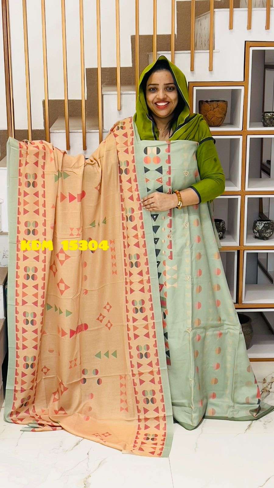 Unstitched Churidar - Image 4
