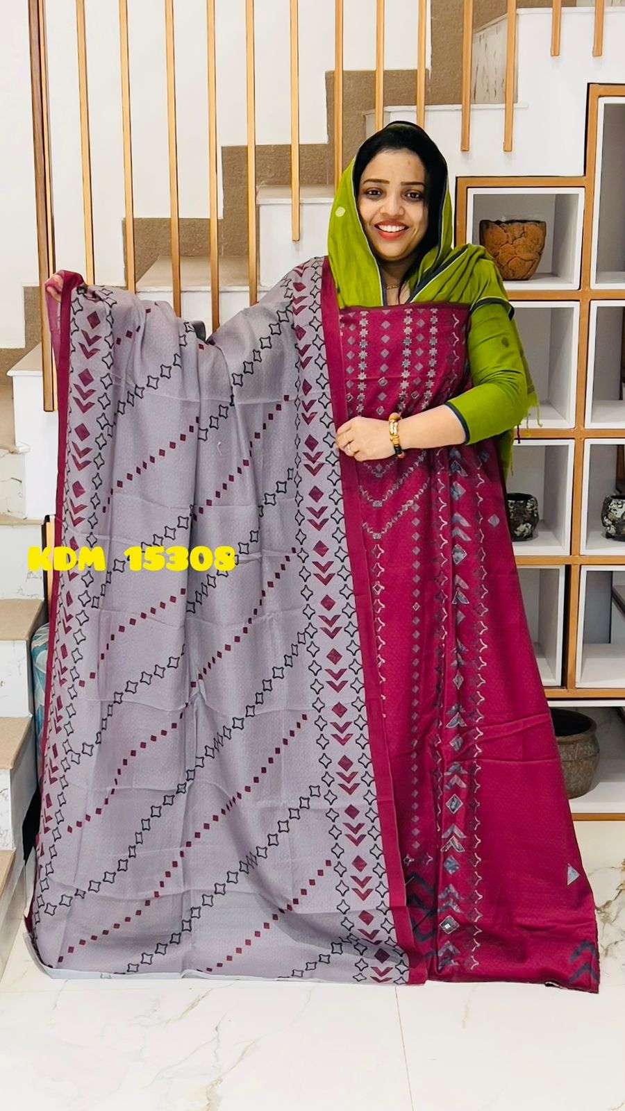 Unstitched Churidar