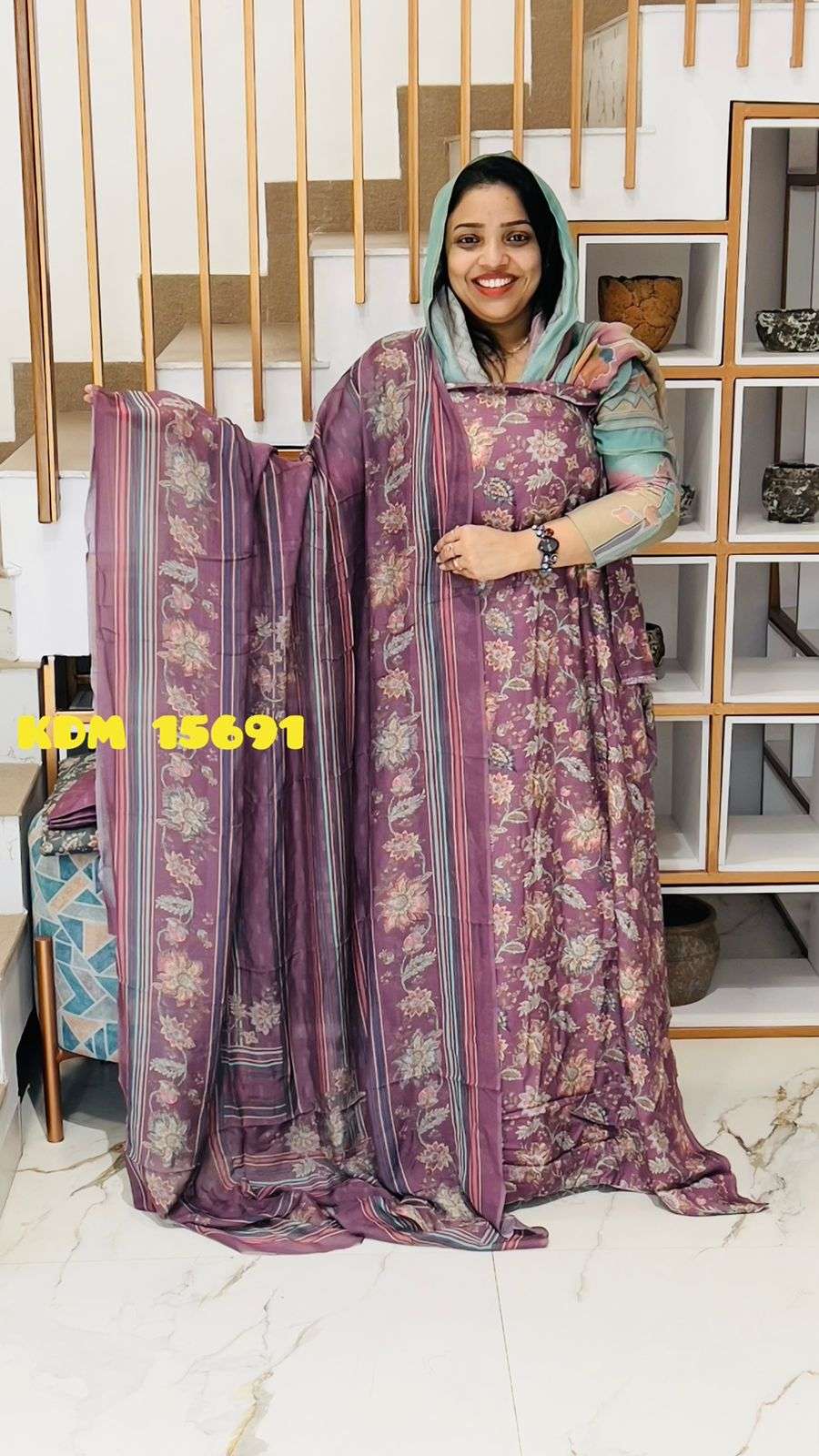 Unstitched Churidar - Image 2