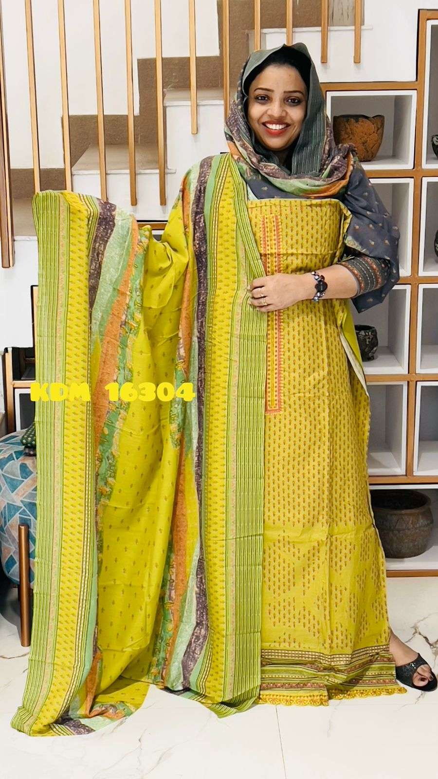 Unstitched Churidar - Image 2