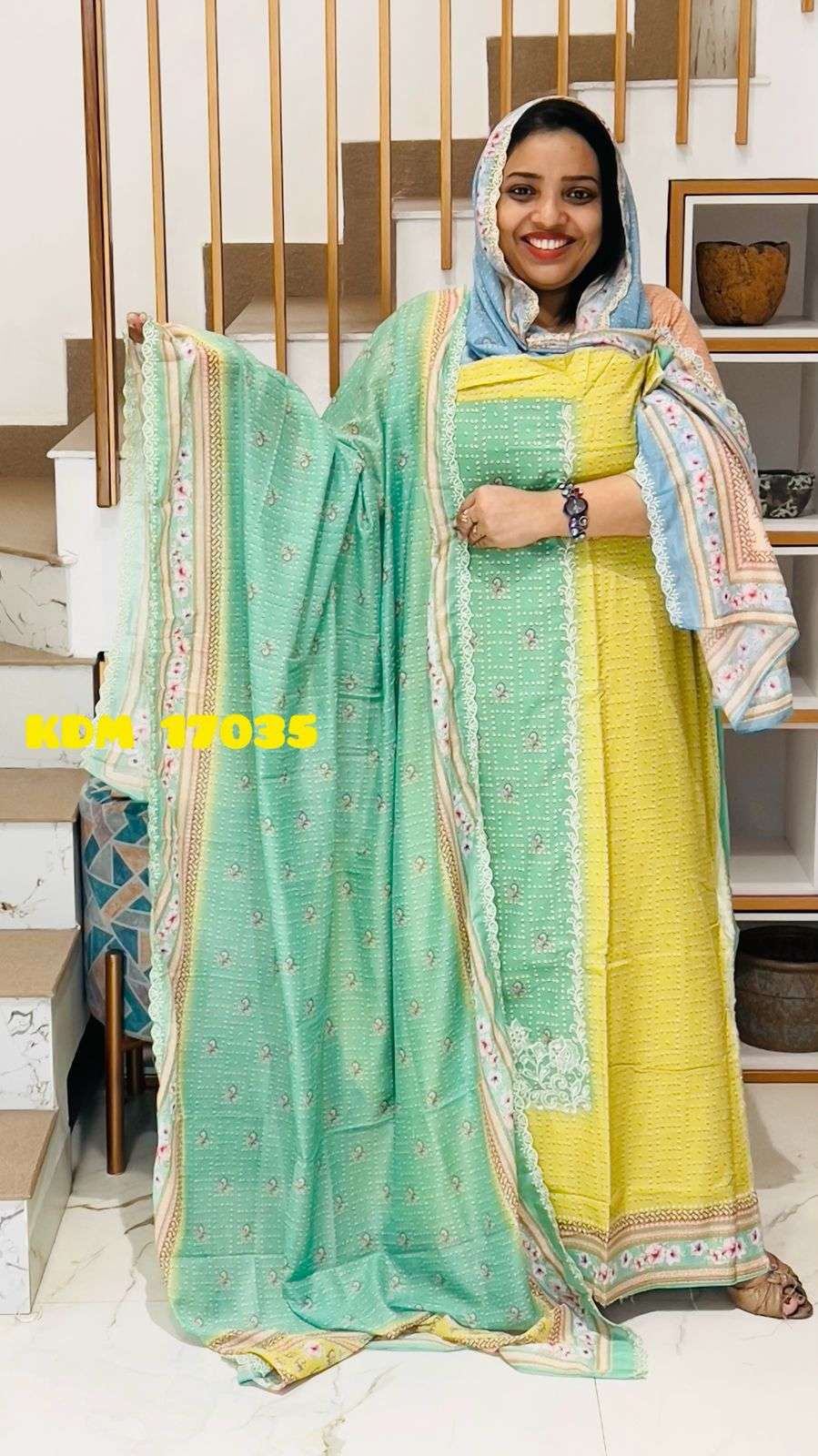 Unstitched Churidar - Image 3