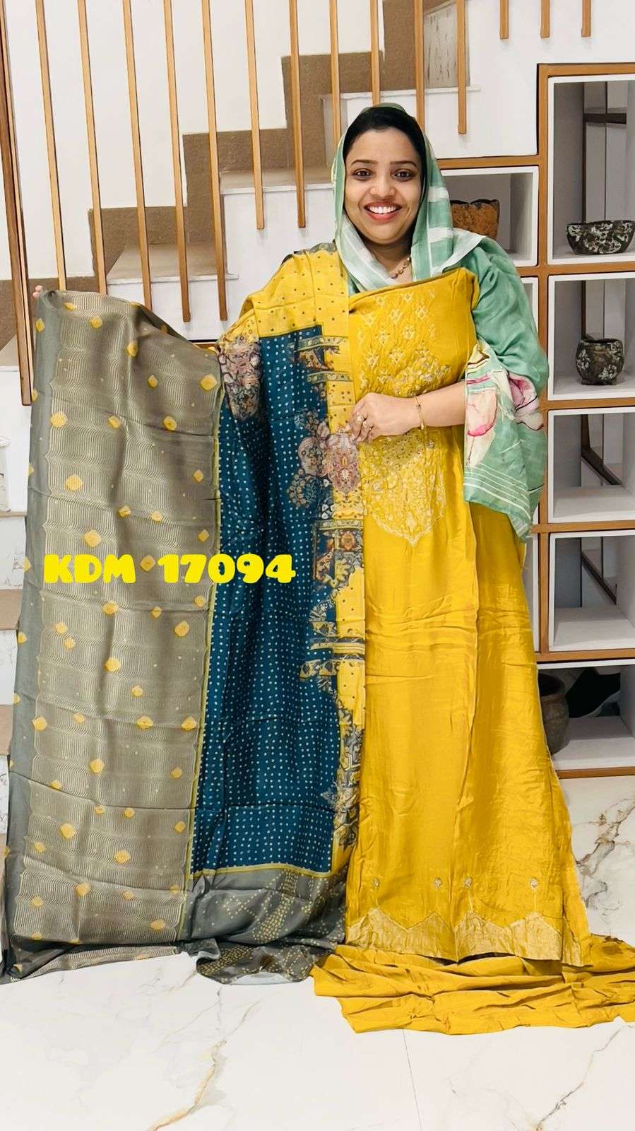 Unstitched Churidar - Image 3