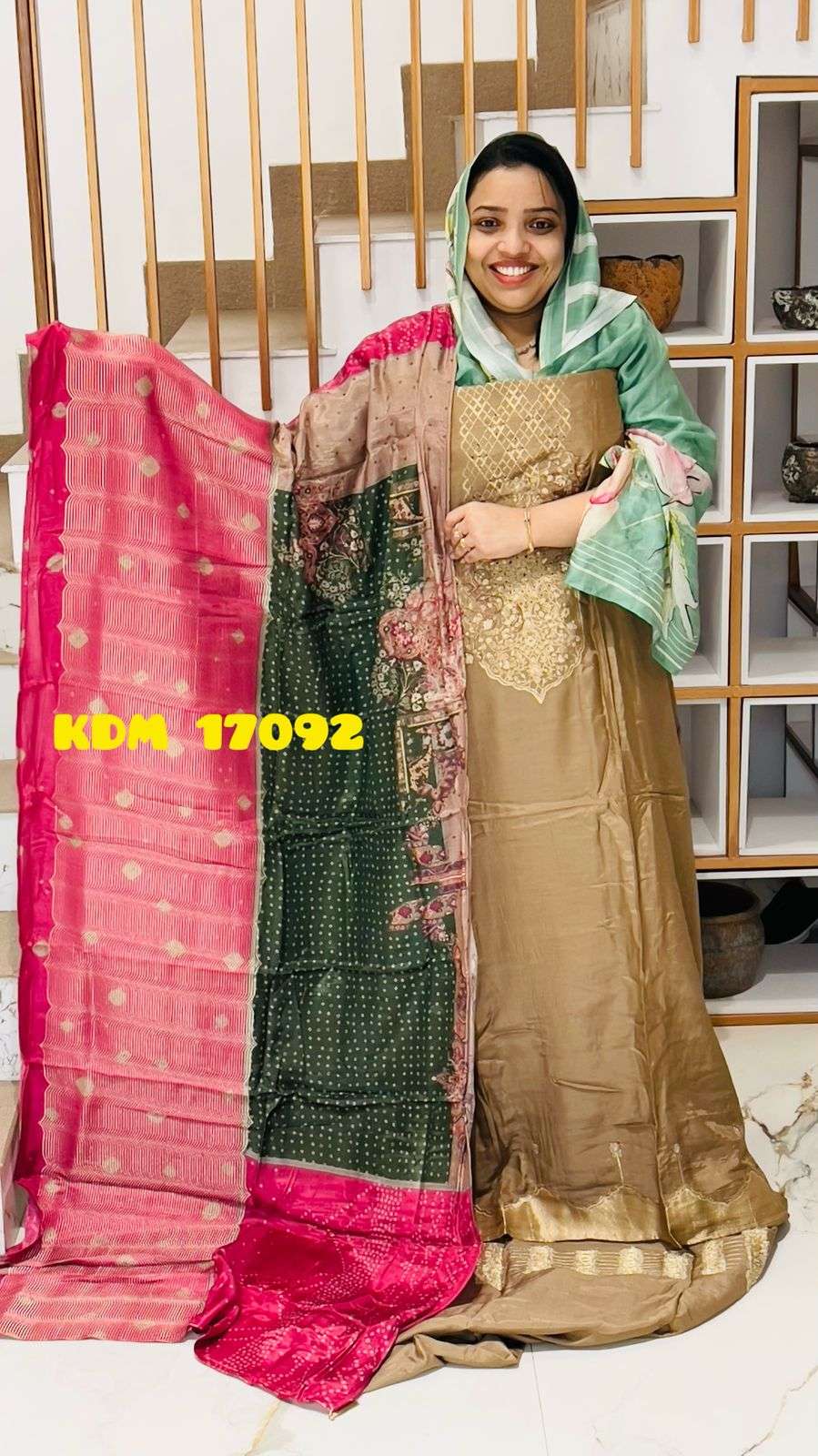 Unstitched Churidar - Image 4