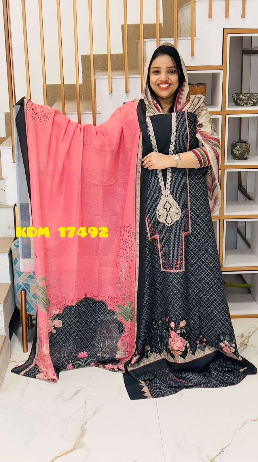 Unstitched Churidar - Image 2