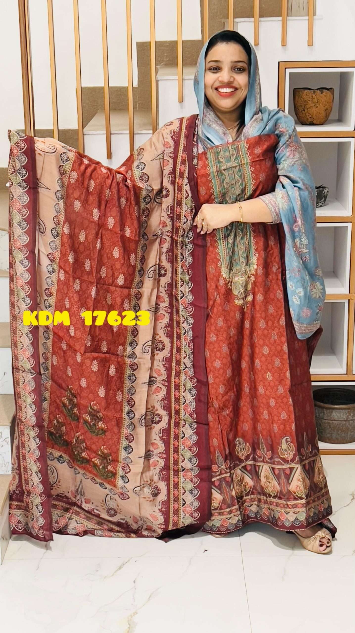 Unstitched Churidar - Image 4