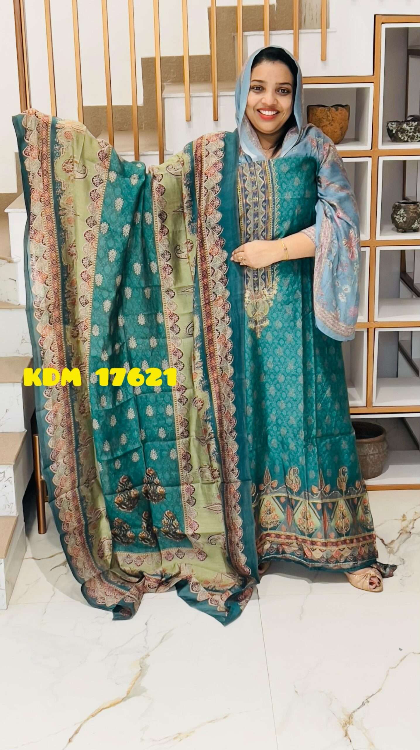 Unstitched Churidar