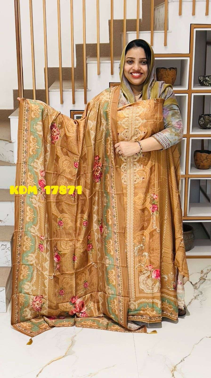 Unstitched Churidar