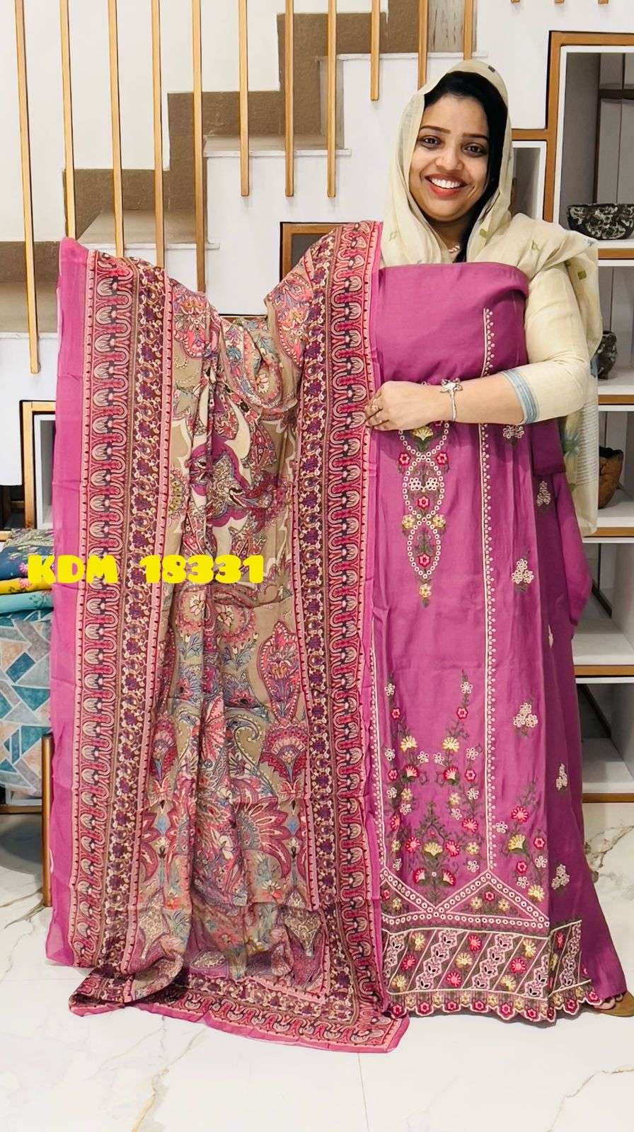 UNstitched Churidar - Image 3