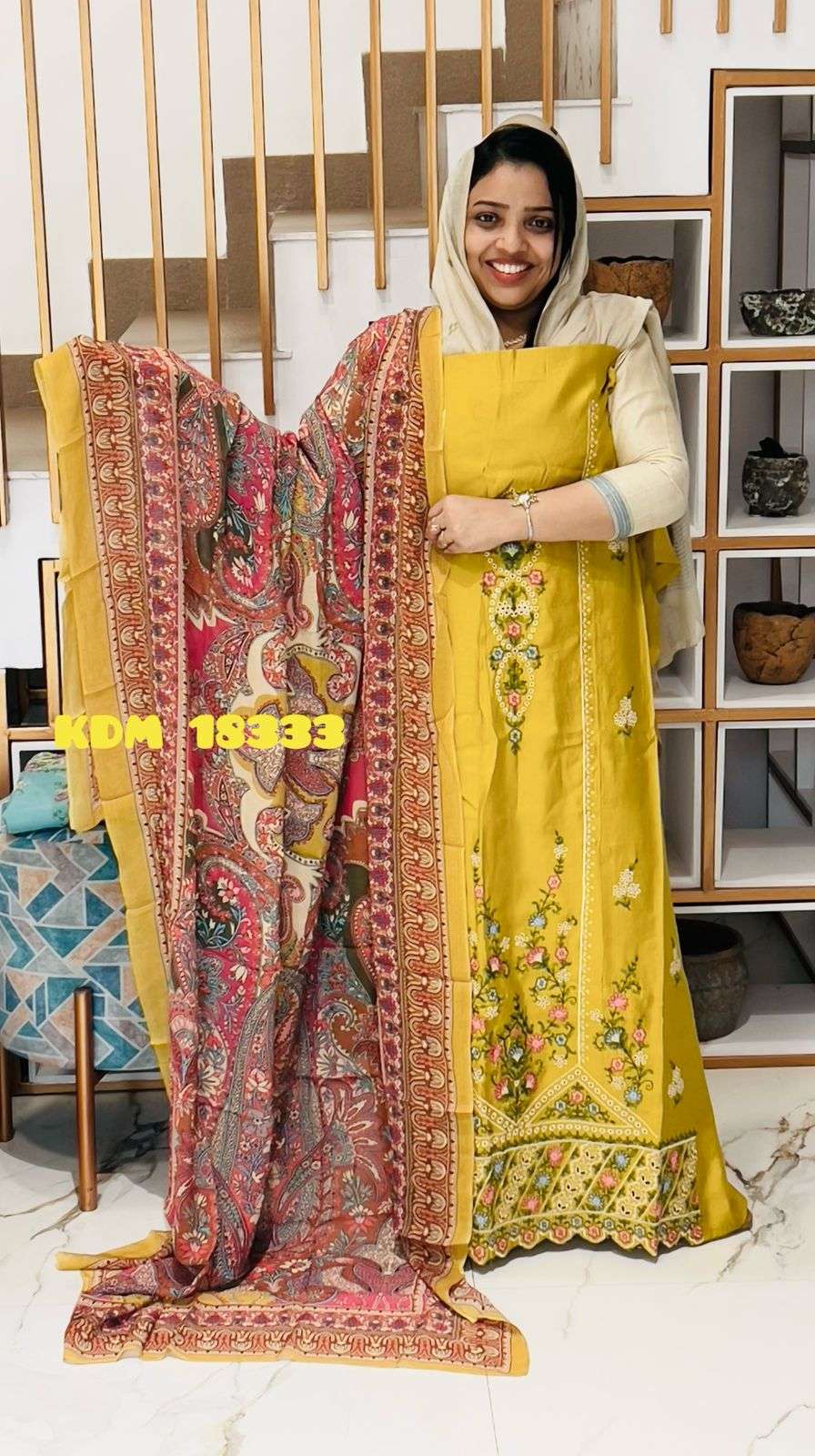 UNstitched Churidar - Image 4