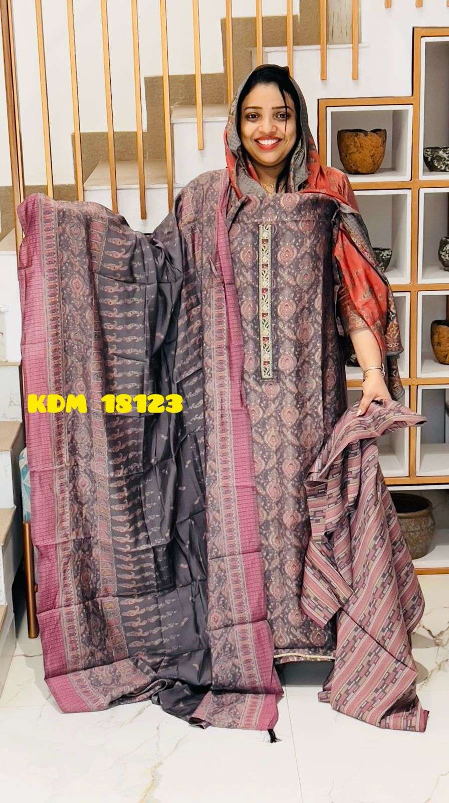Unstitched Churidar - Image 3