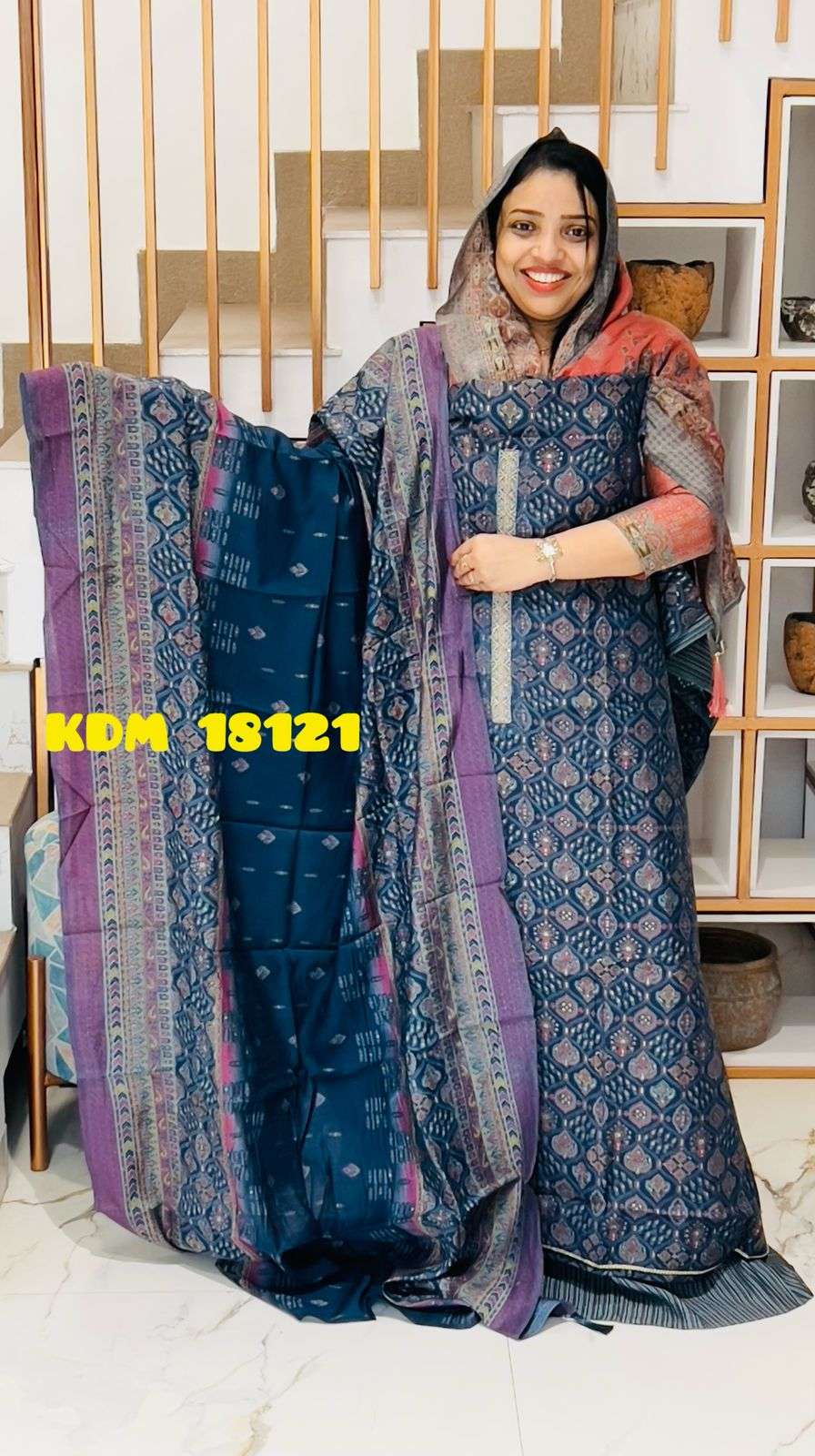 Unstitched Churidar - Image 2