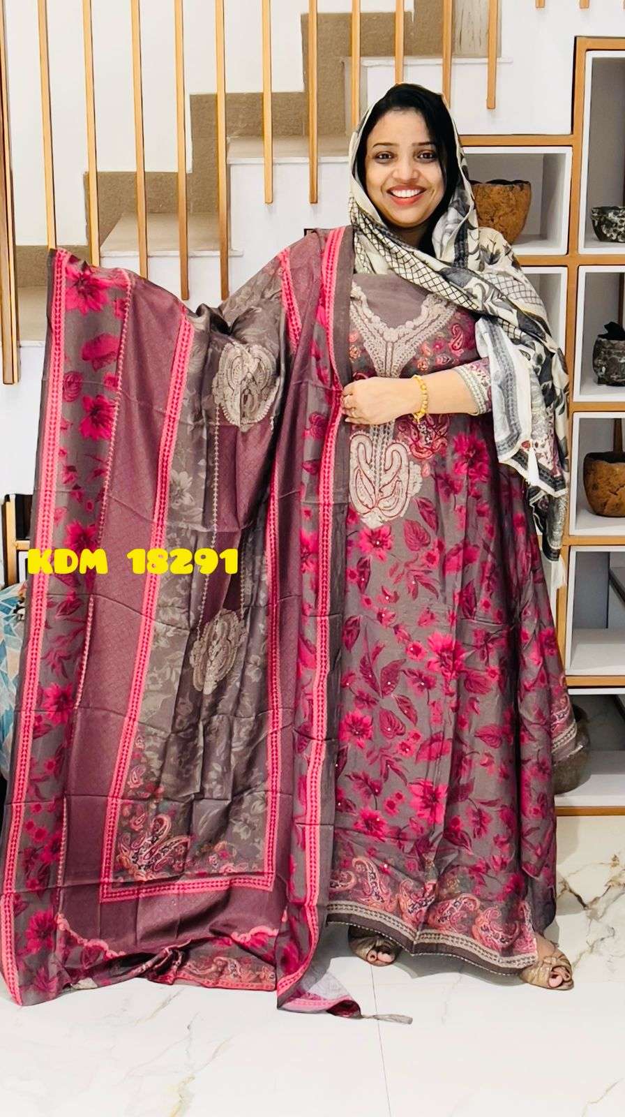 Unstitched Churidar - Image 2