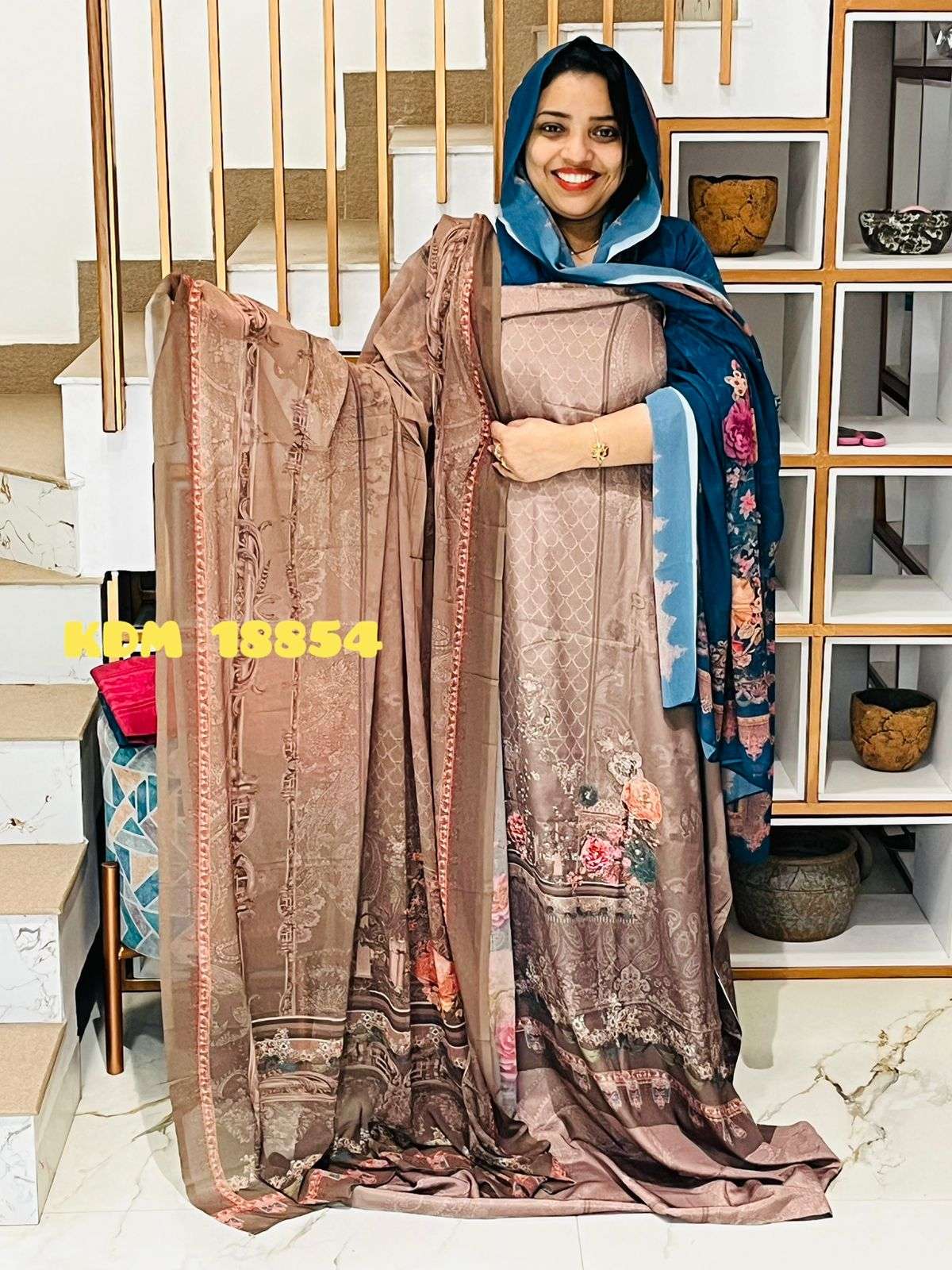 Unstitched Churidar - Image 3