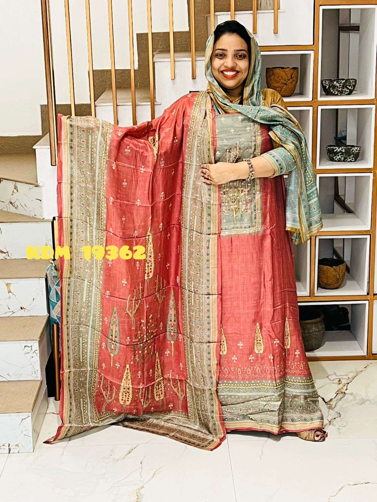 Unstitched Churidar