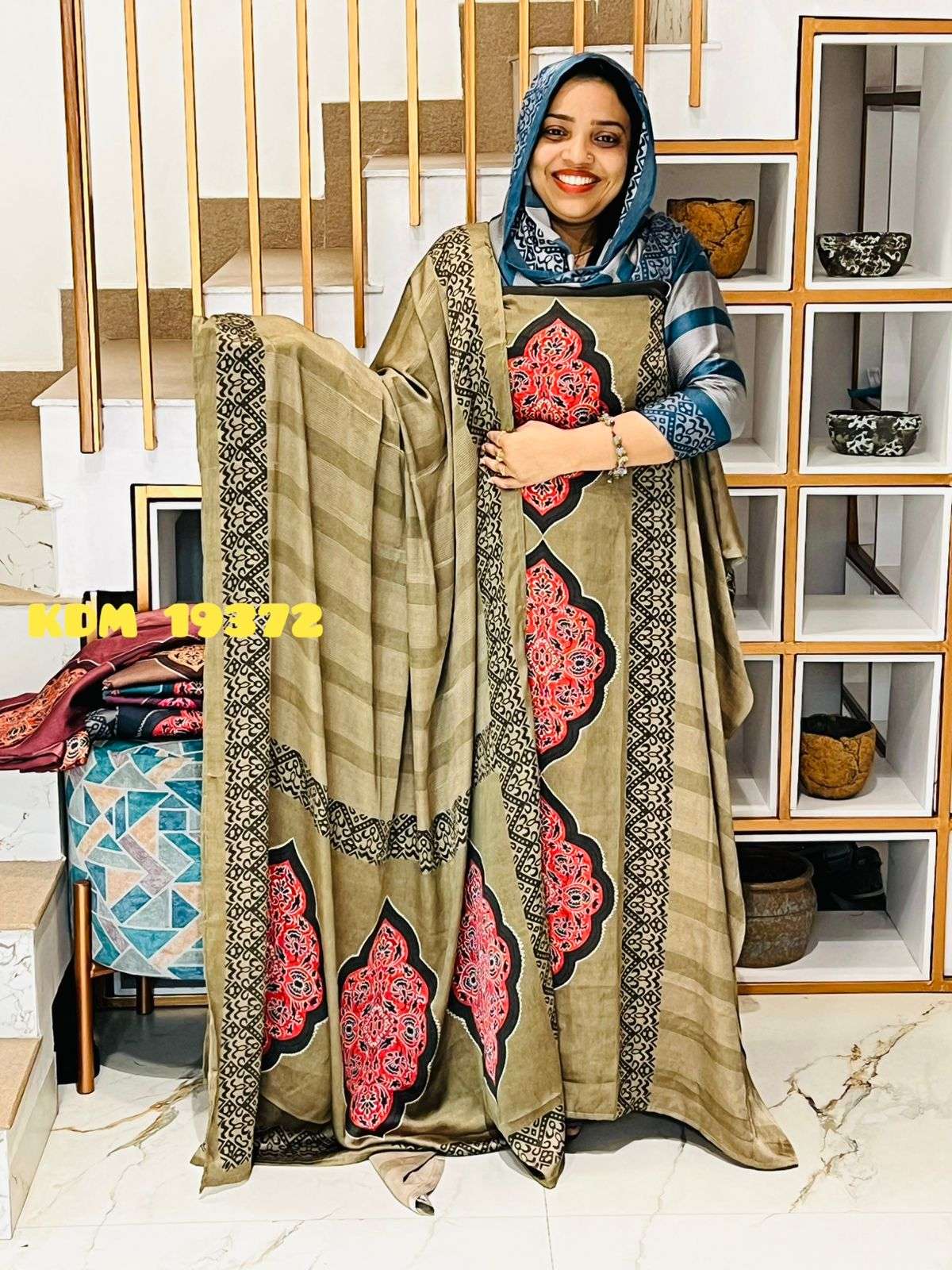Unstitched Churidar - Image 3