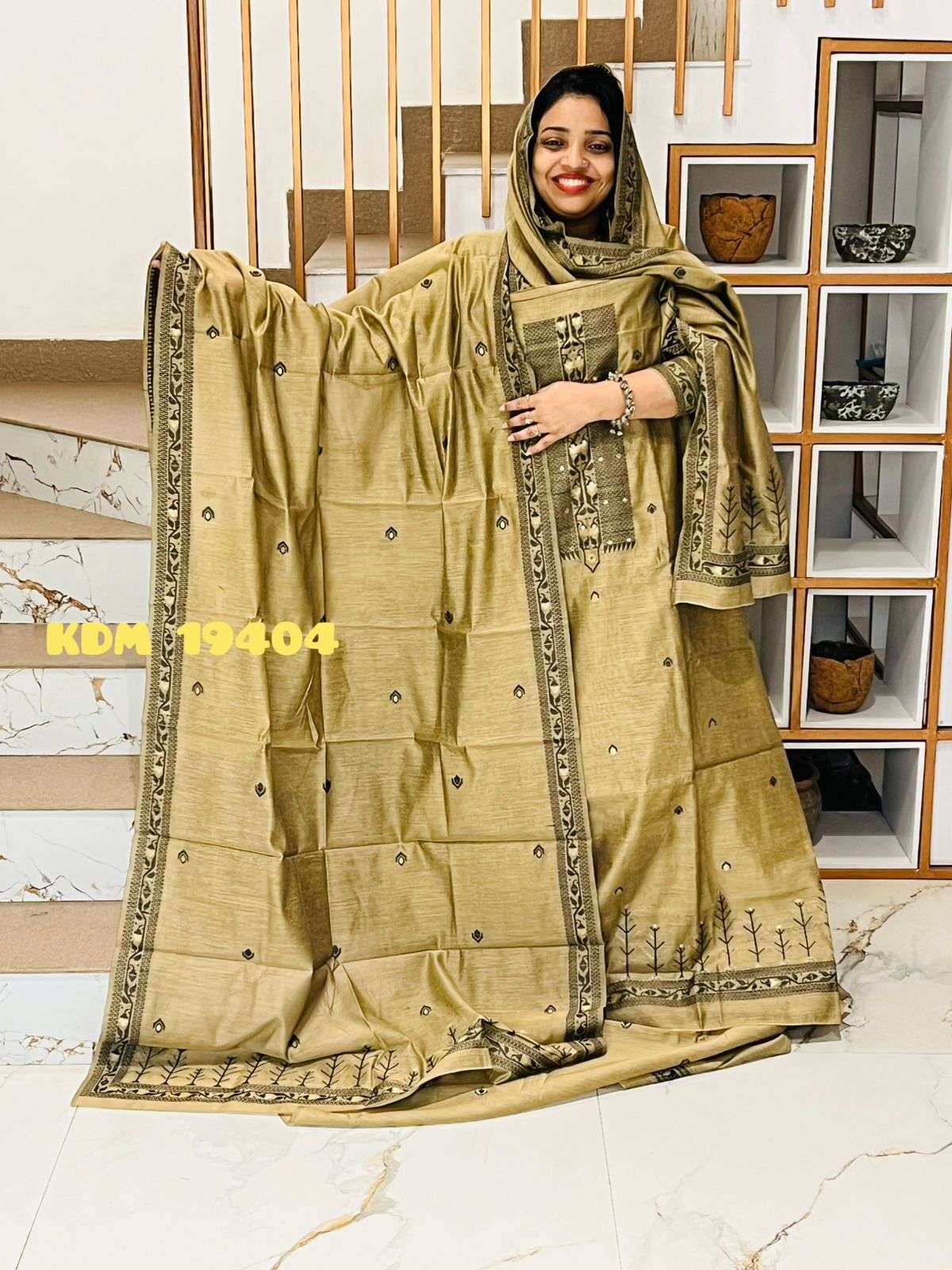Unstitched Churidar - Image 4