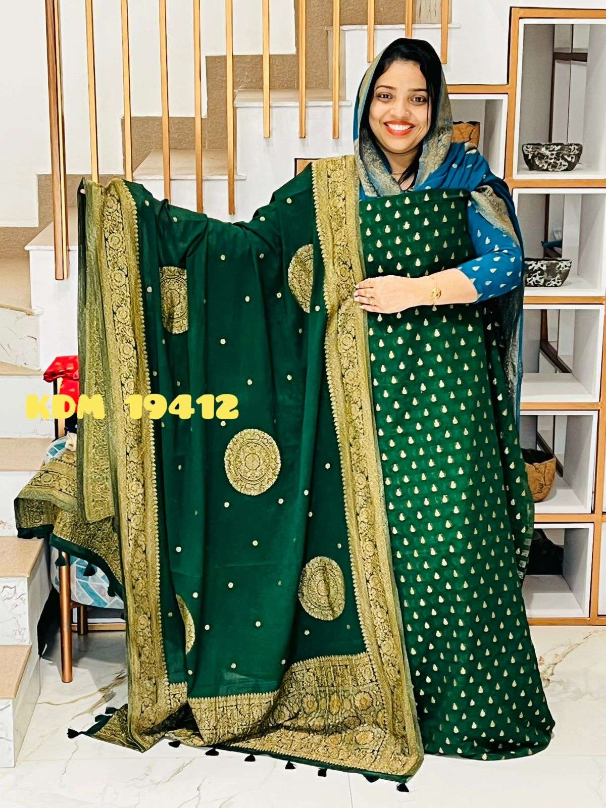 Unstitched Churidar - Image 5