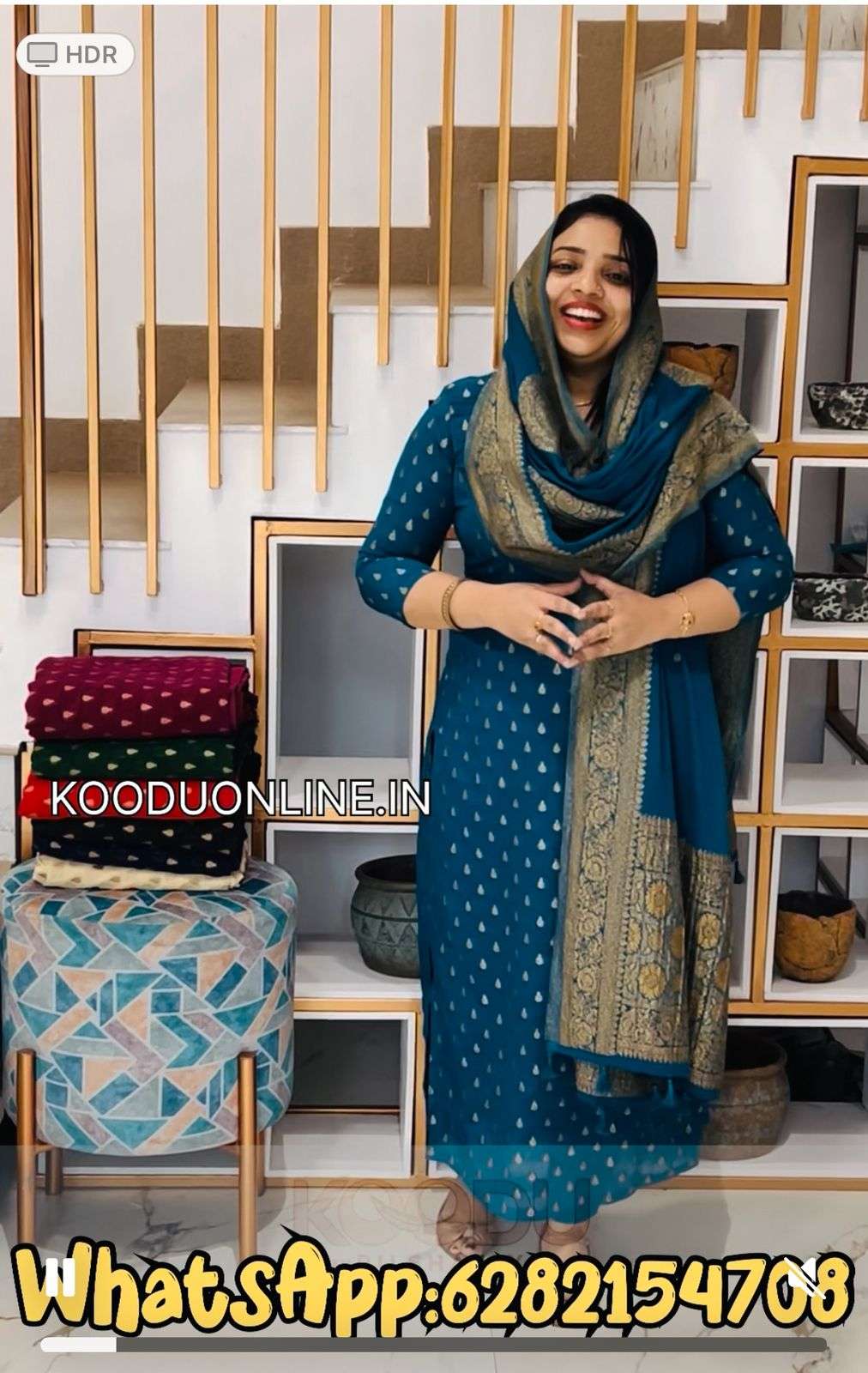 Unstitched Churidar