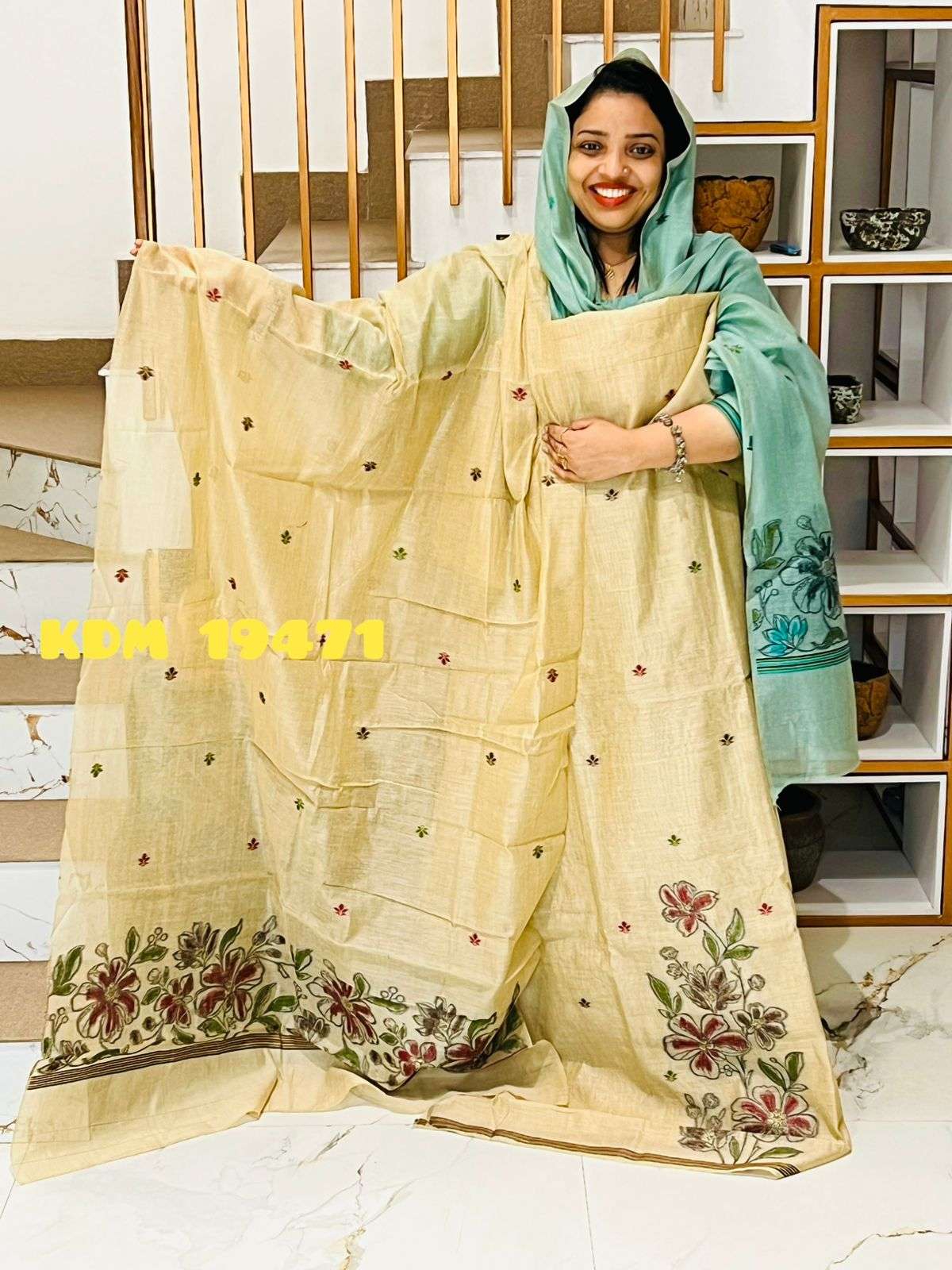 Unstitched Churidar - Image 2