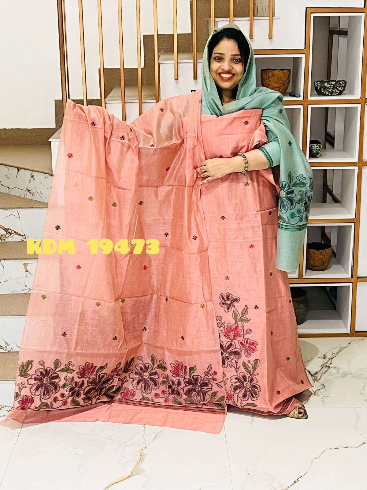 Unstitched Churidar - Image 3