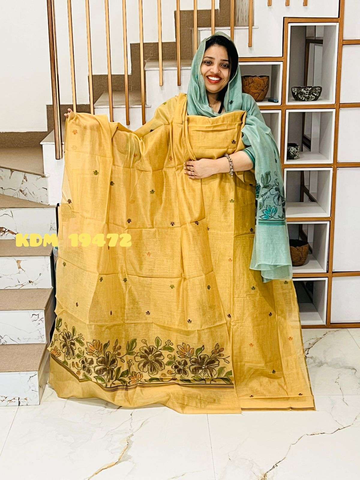Unstitched Churidar - Image 4