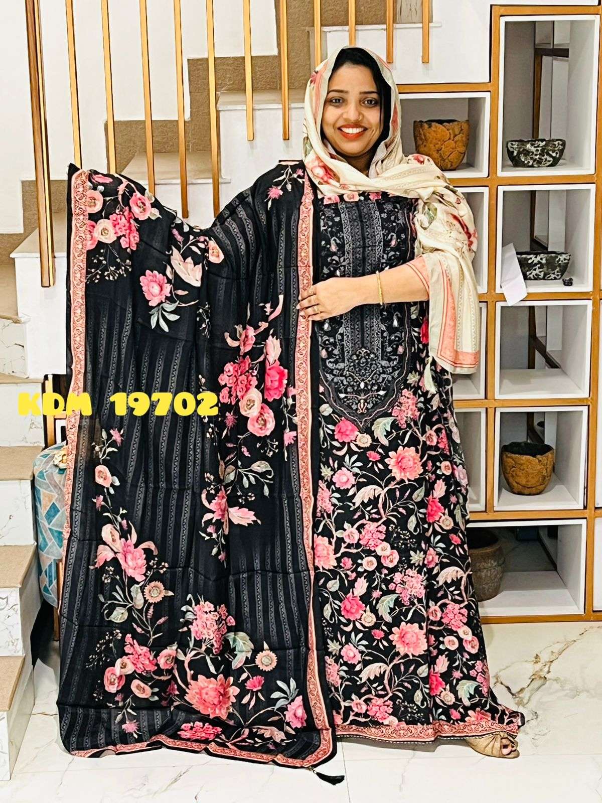Unstitched Churidar - Image 3