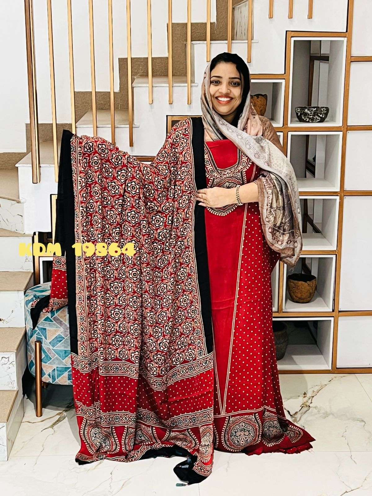 Unstitched Churidar