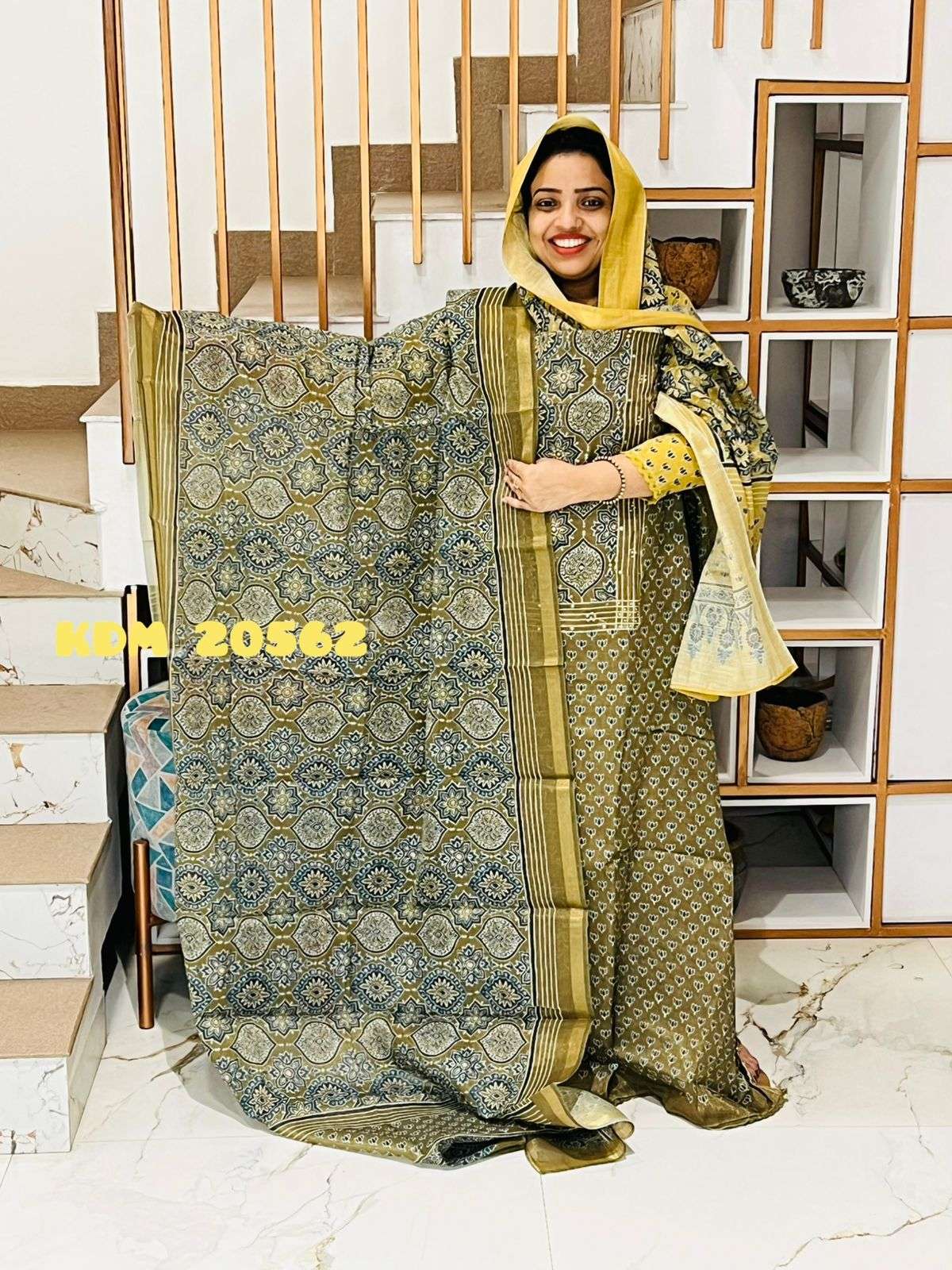 Unstitched Churidar - Image 2