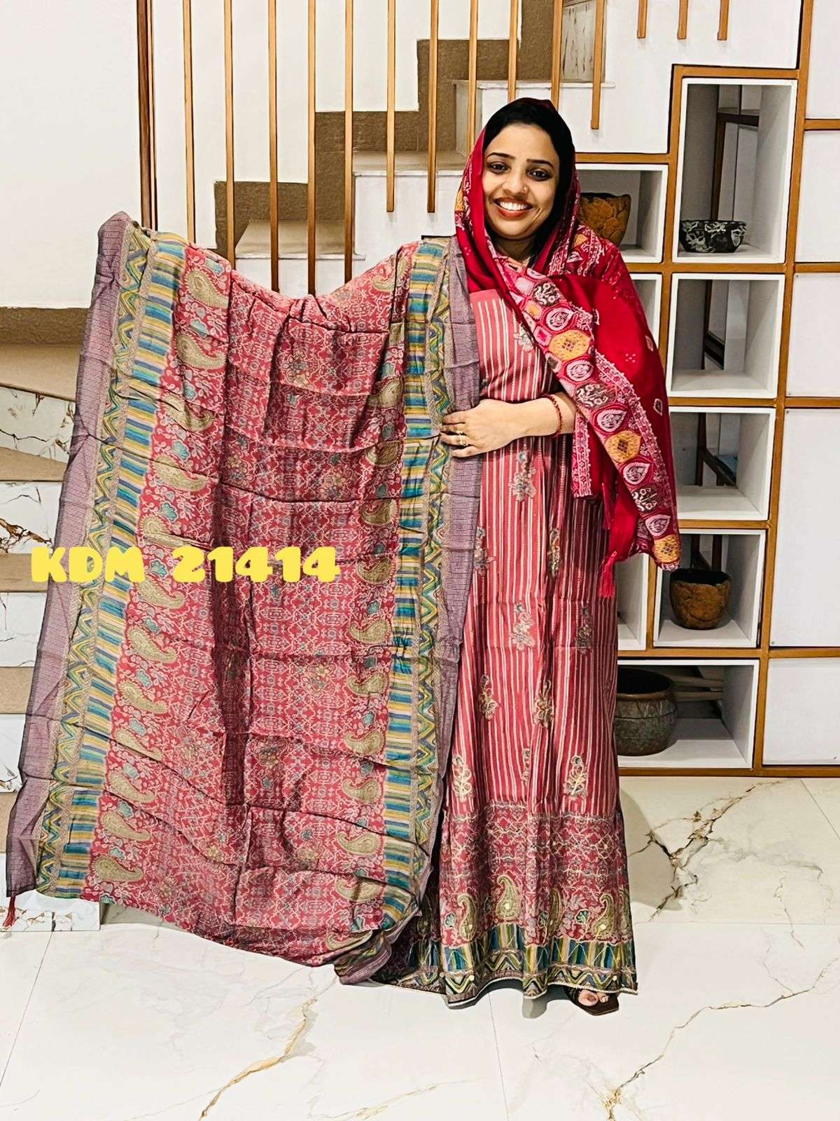 Unstitched Churidar