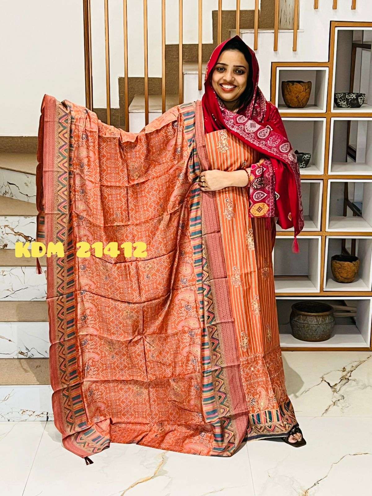 Unstitched Churidar - Image 3