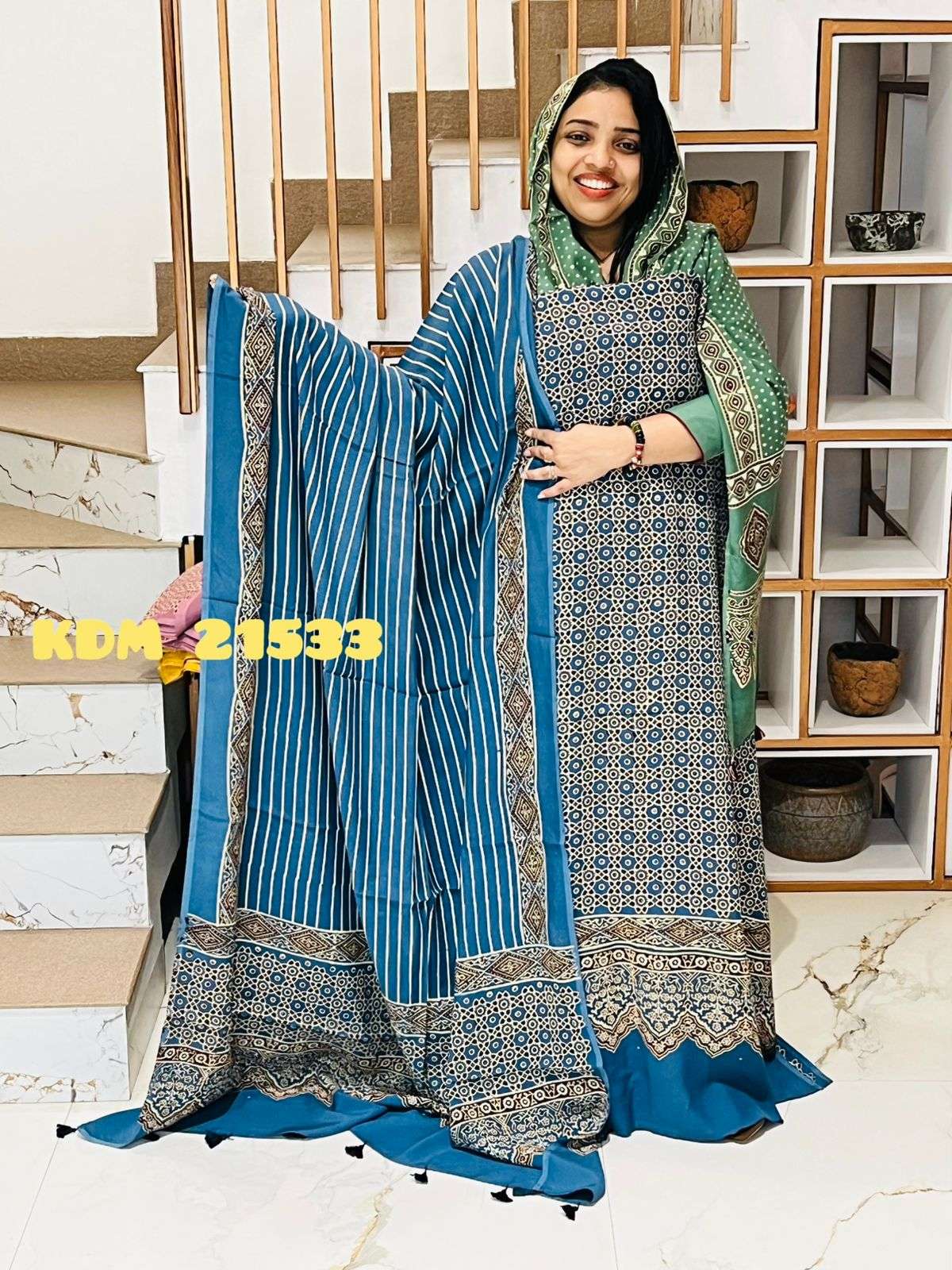 Unstitched Churidar - Image 5