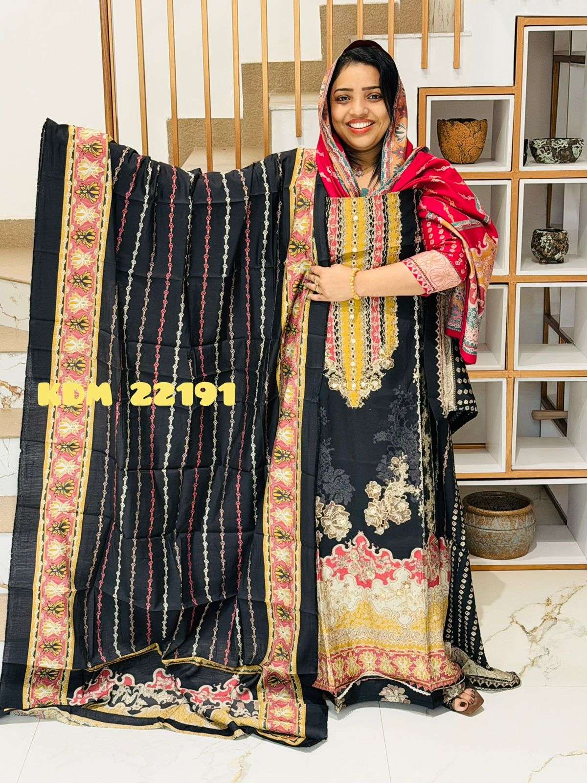 Unstitched Churidar - Image 2