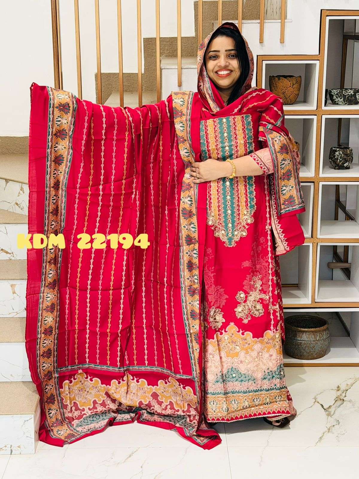 Unstitched Churidar