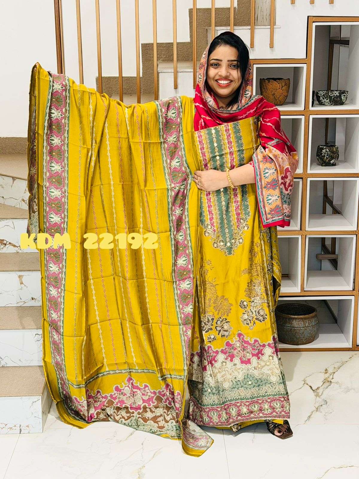 Unstitched Churidar - Image 3