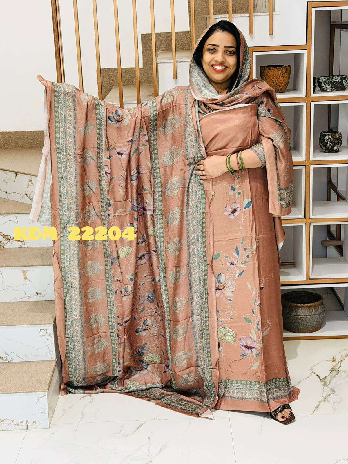 Unstitched Churidar - Image 2