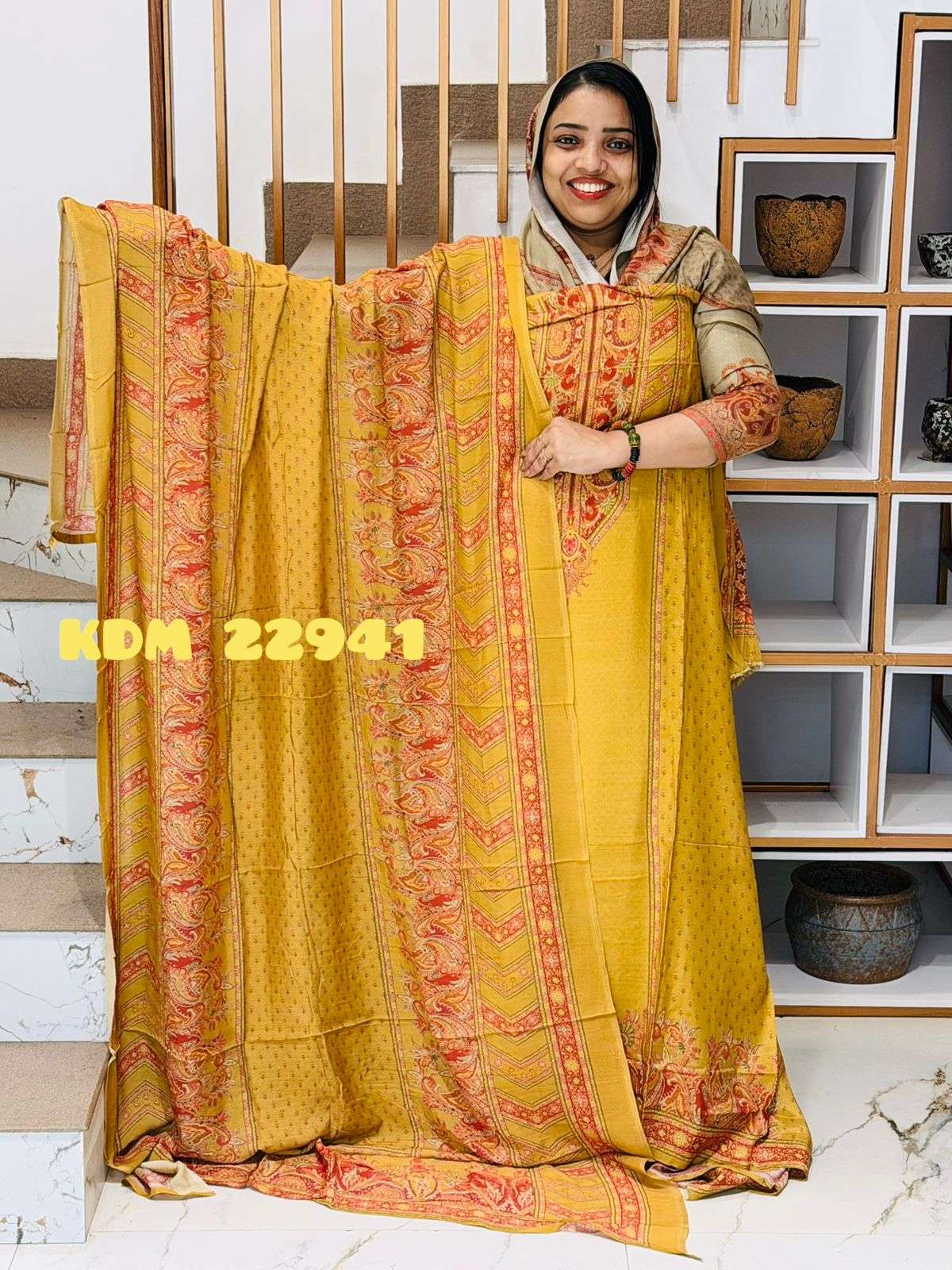 Unstitched Churidar - Image 5