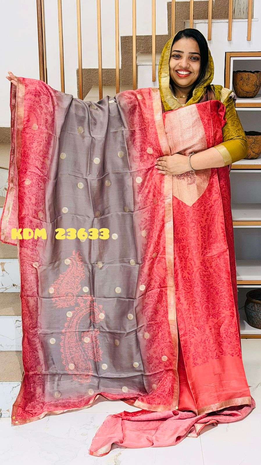 Unstitched Churidar - Image 3