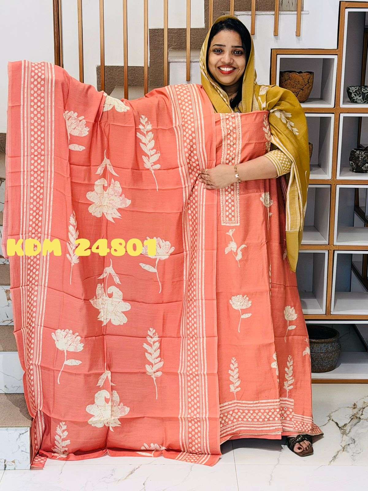 Unstitched Churidar