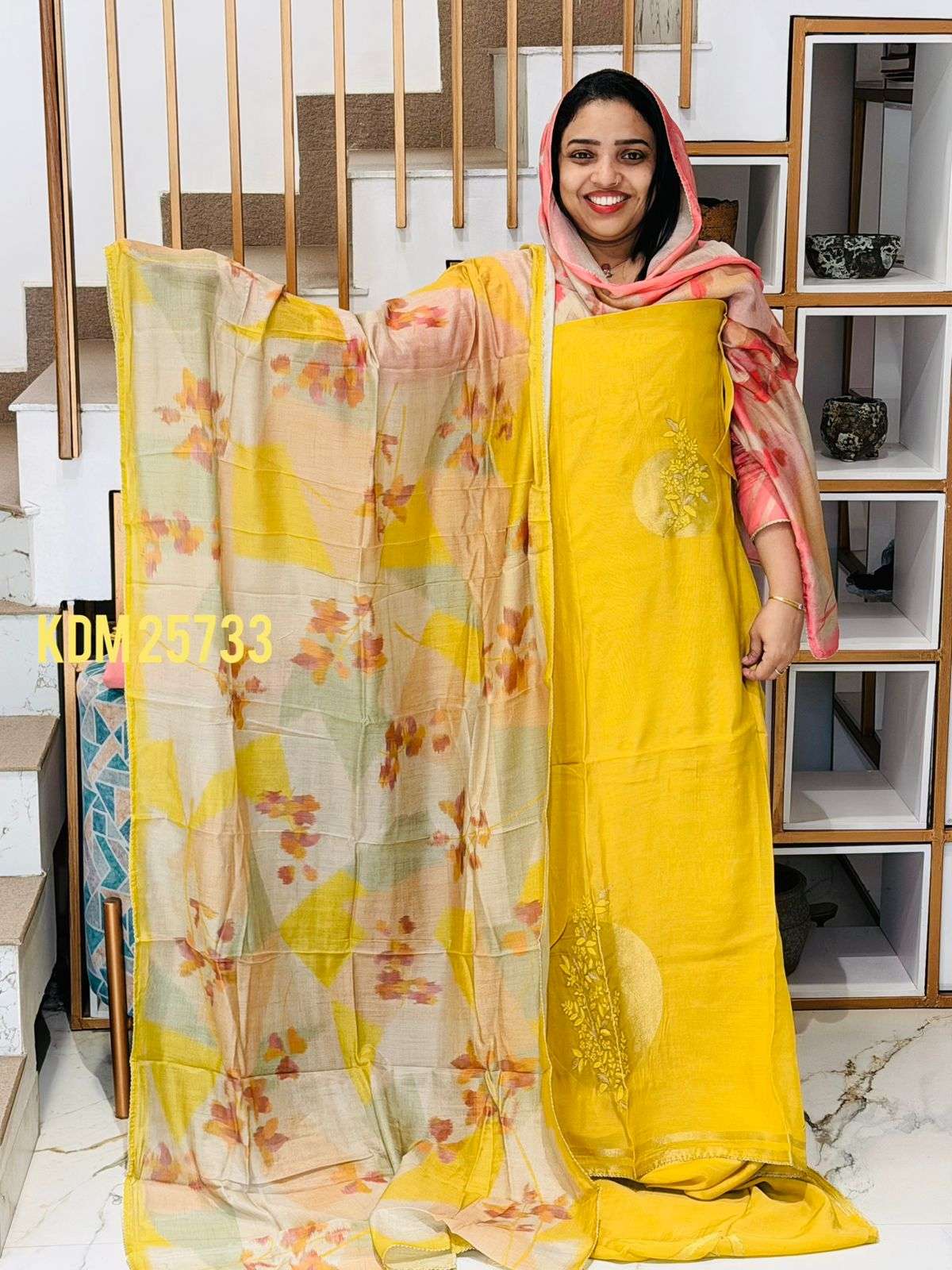 Unstitched Churidar - Image 4